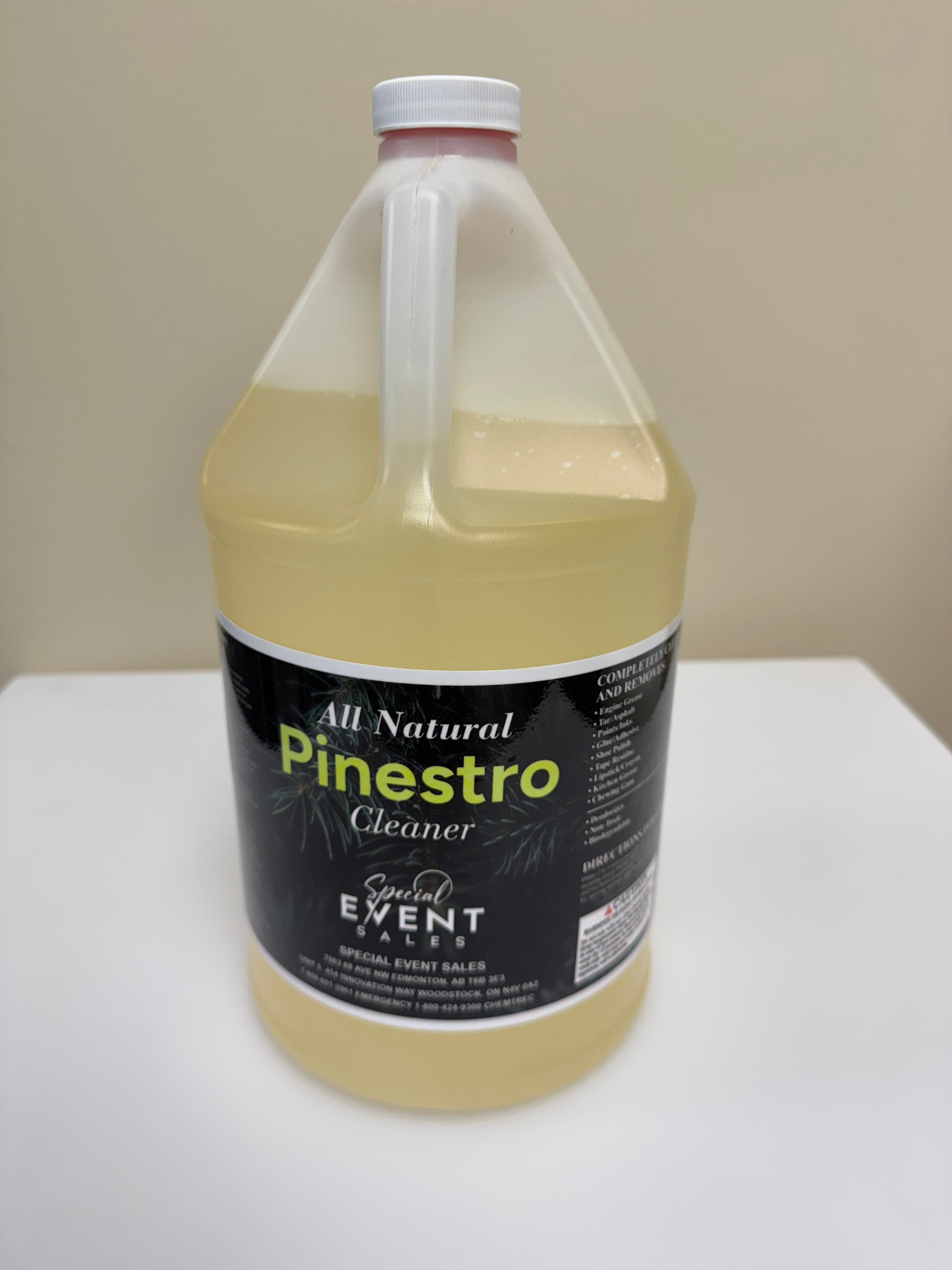 Pinestro Natural Solvent Cleaner 1 Gallon Tent Accessory