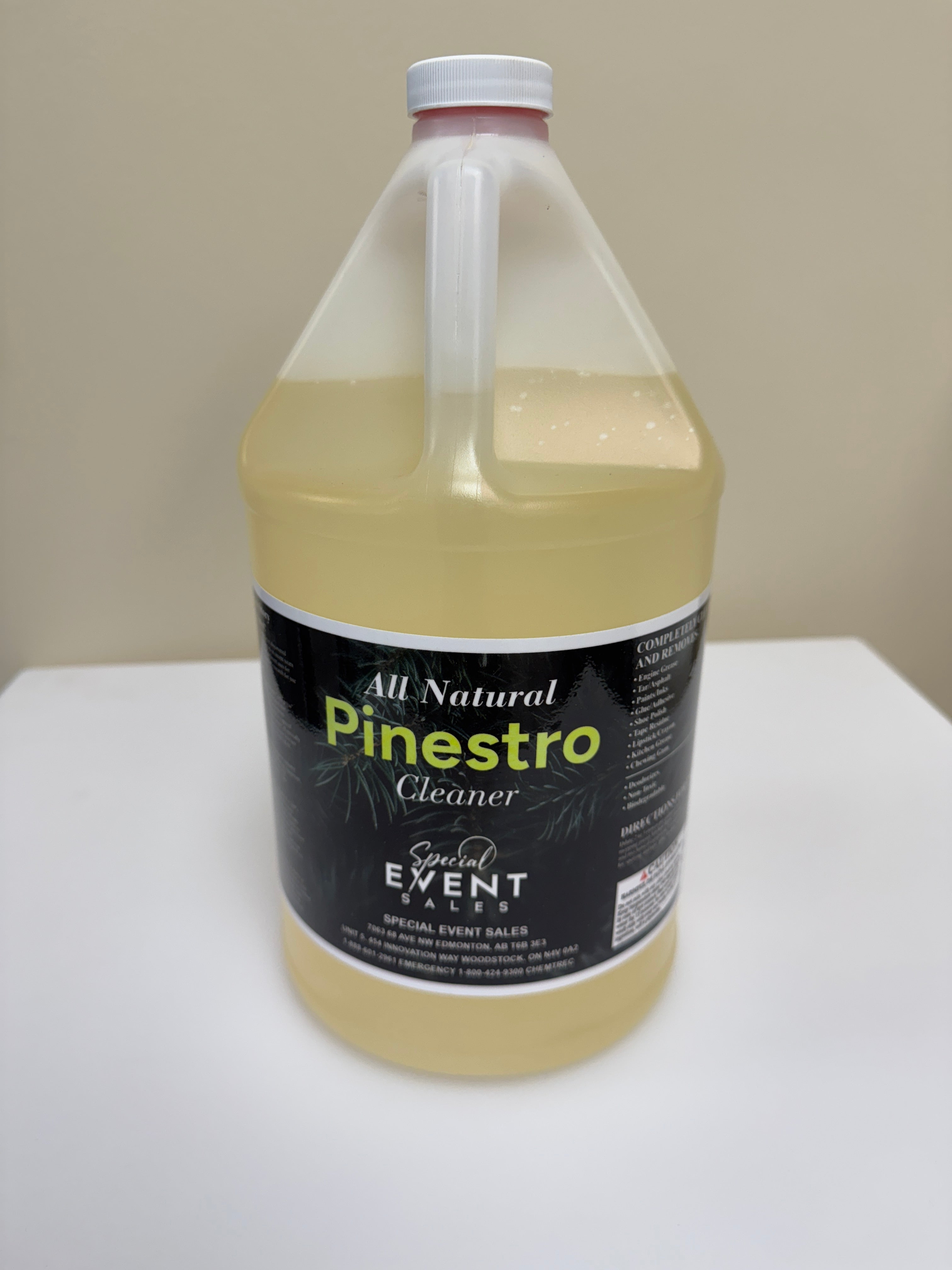 Pinestro Natural Solvent Cleaner 1 Gallon Tent Accessory