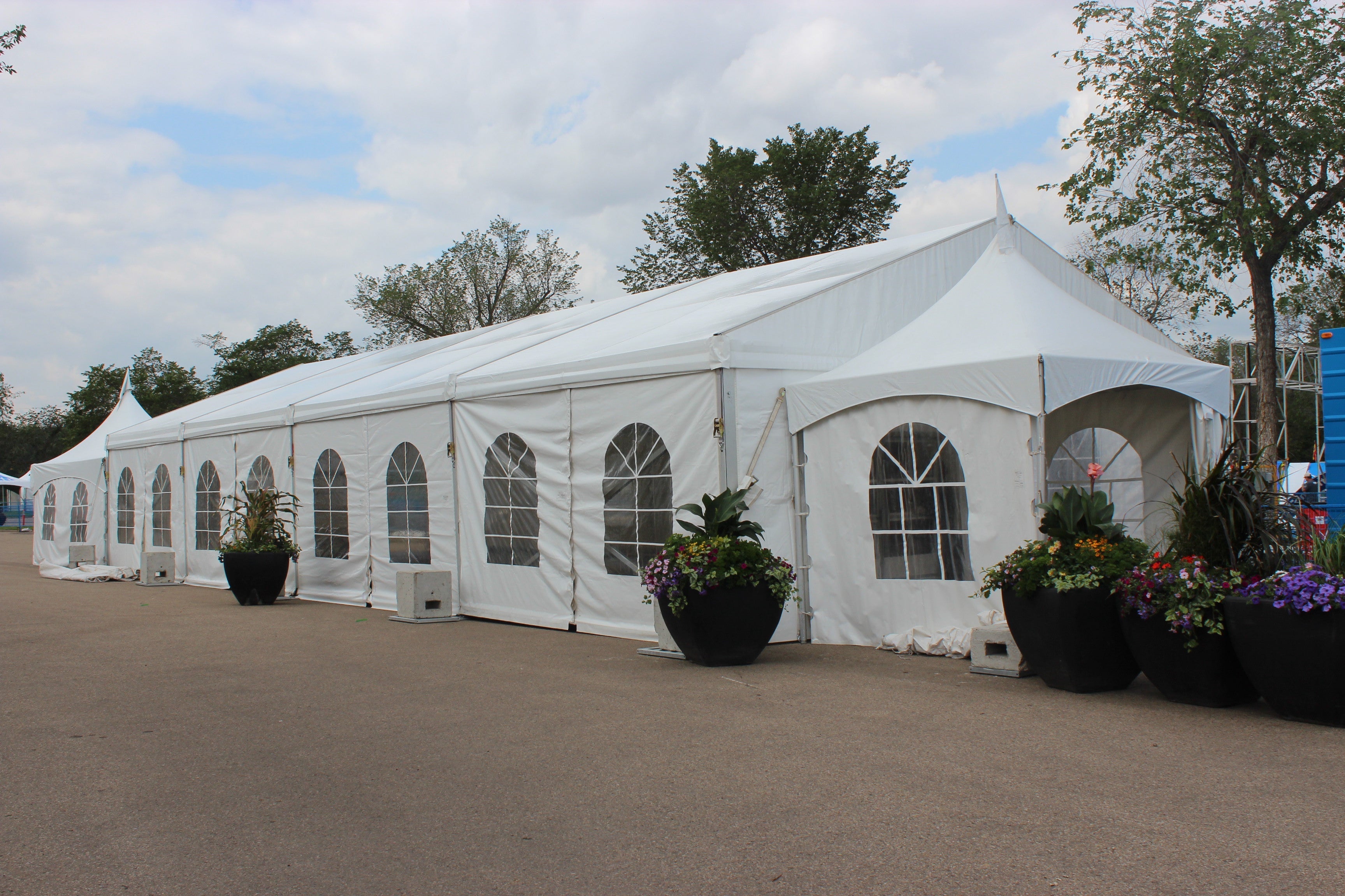 Clearspan Tent 9M X 20M French Windows Tents - Clearspan