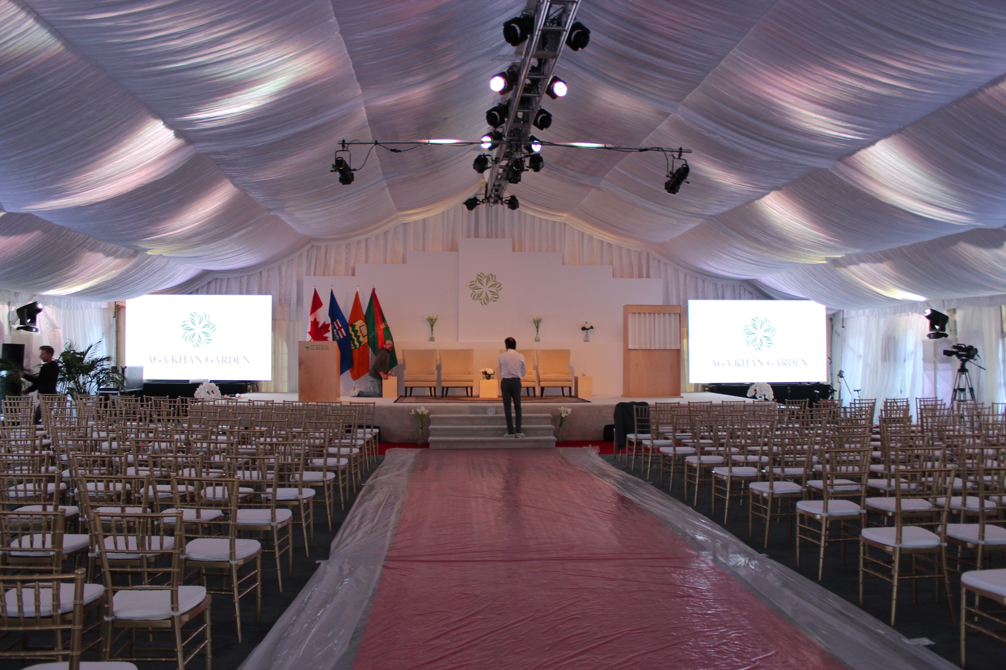 Clearspan Tent 18M X 25M French Window Tents - Clearspan