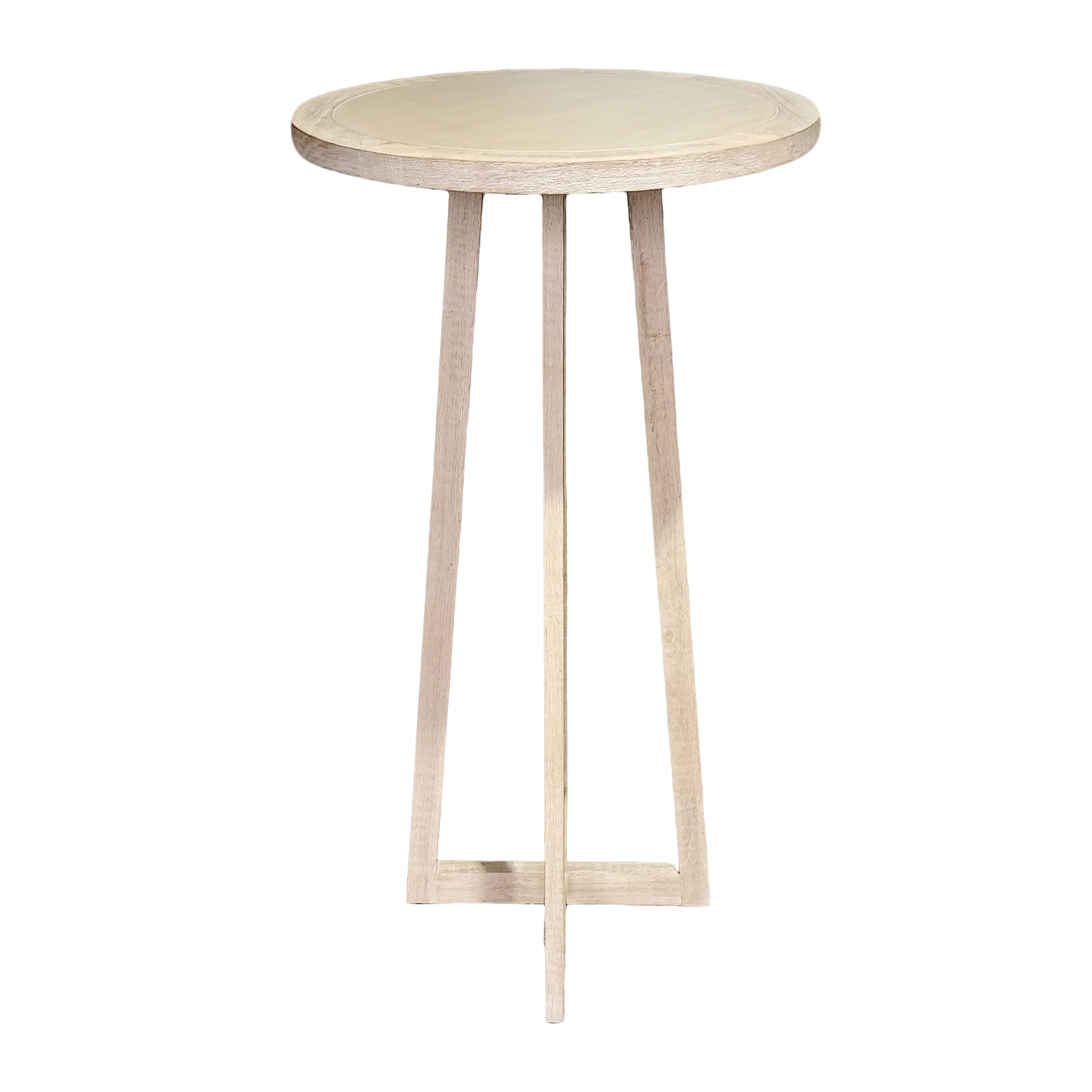 NATURAL WOOD HALO COCKTAIL TABLE