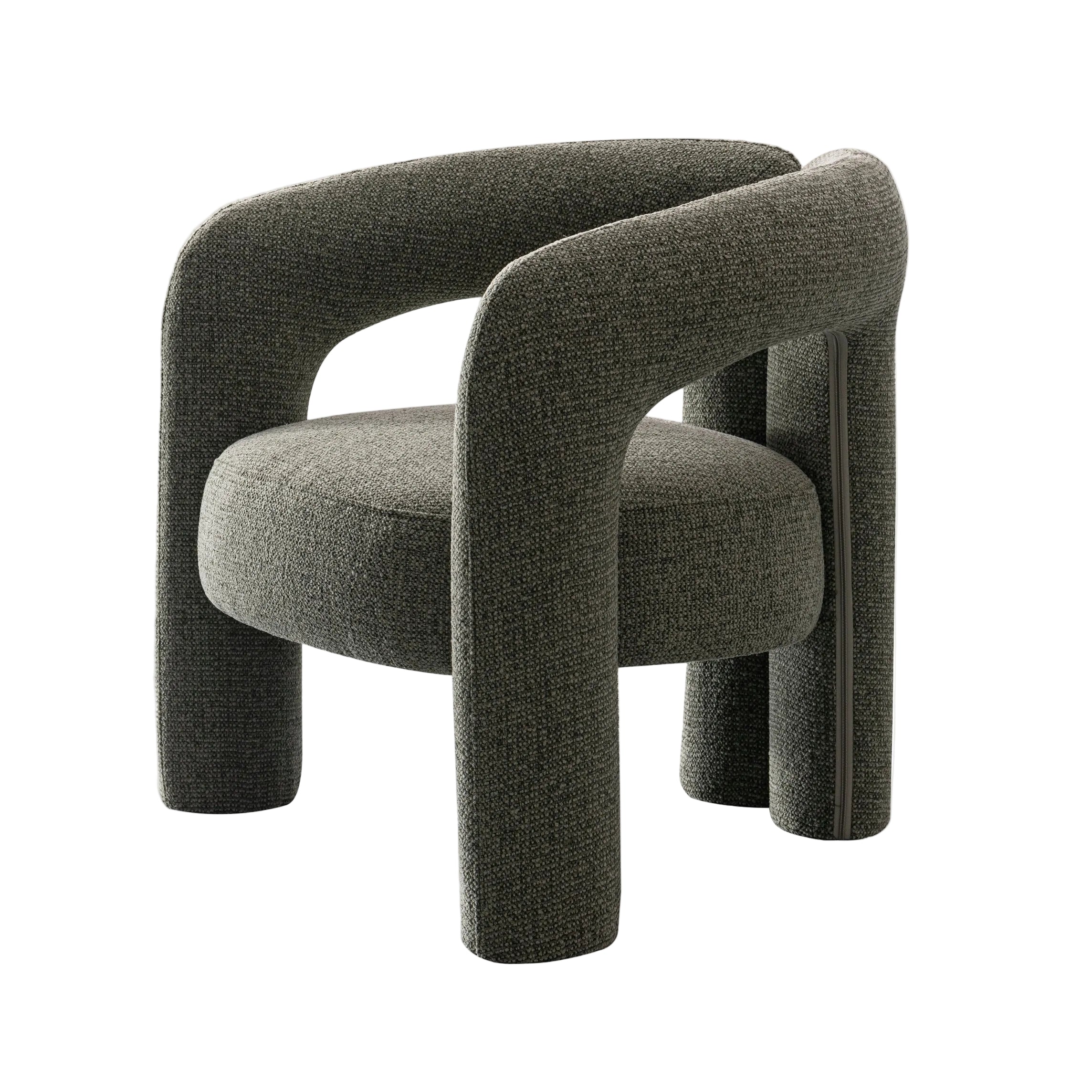 Elo, Single Gray Accent Chair