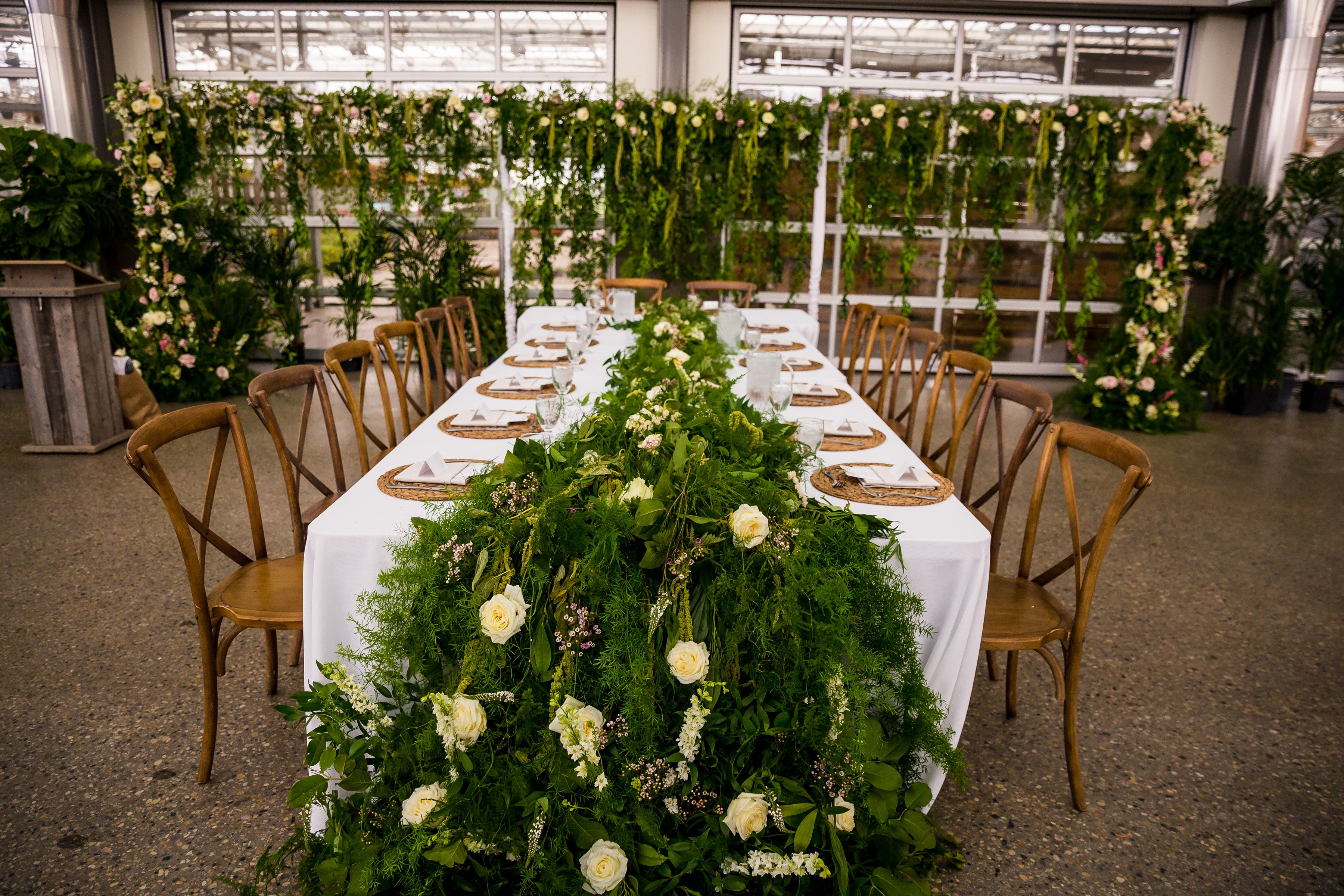 Chair, Crossback Antique Wood Assembled