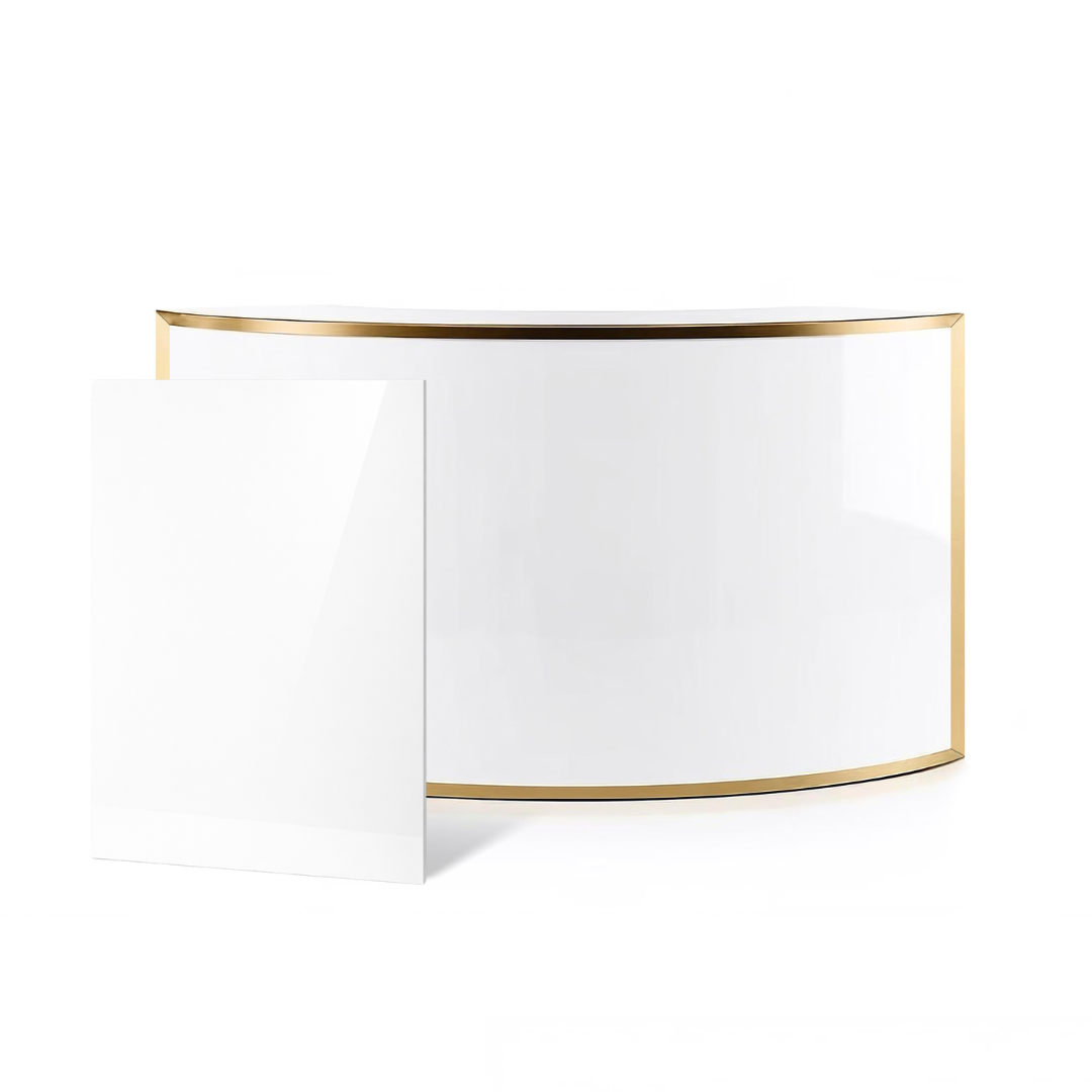 White Acrylic For Fenix Curved Bar