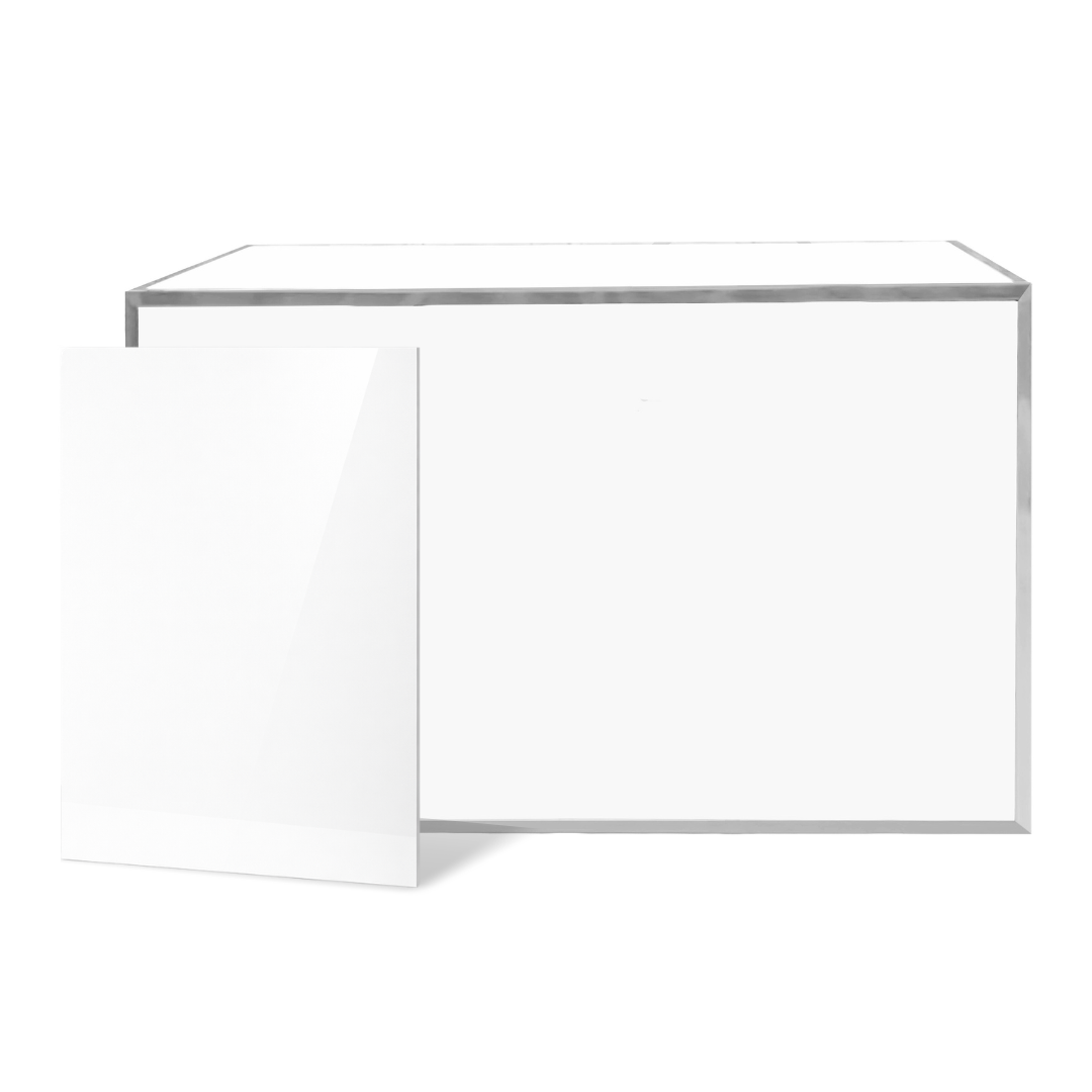 White Acrylic For Fenix Straight Bar 48"