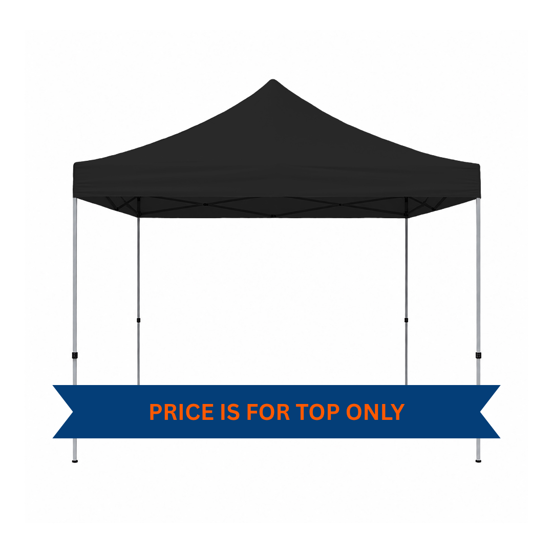 Pop up Top, 10' x 10' Black Hd
