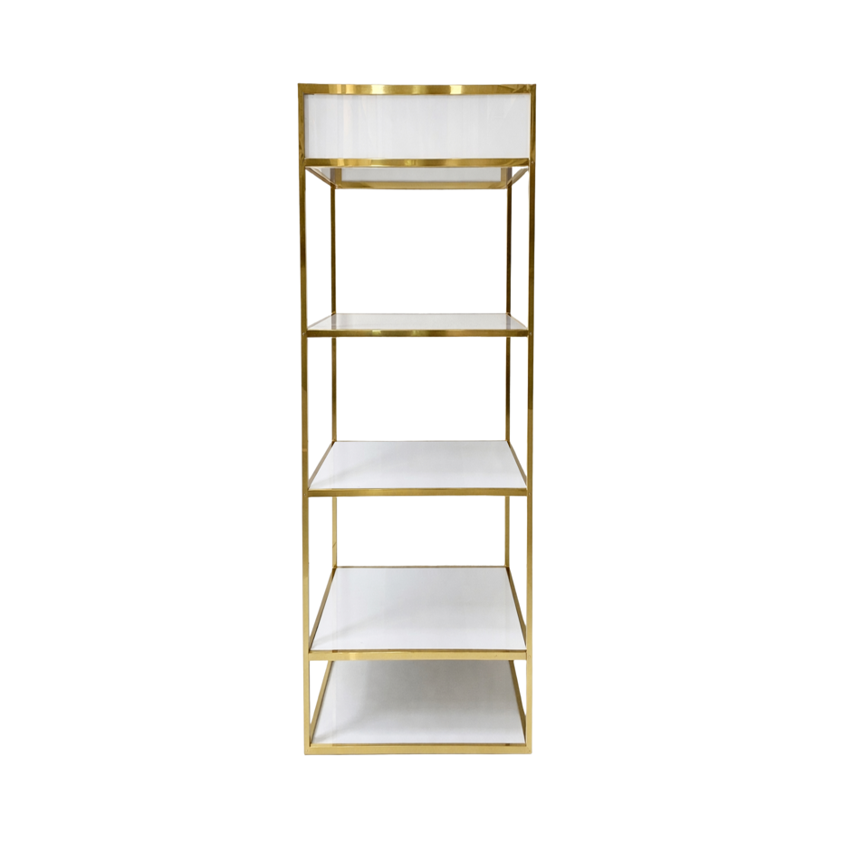 Fenix Square Gold Shelf