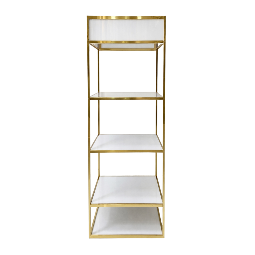 Fenix Square Gold Shelf