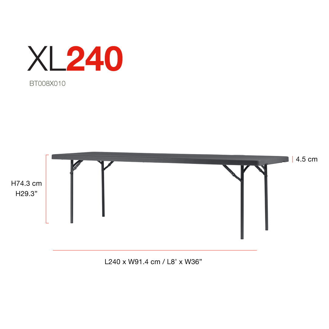 Zown Folding Table, XL240 (30" x 96") New Classic