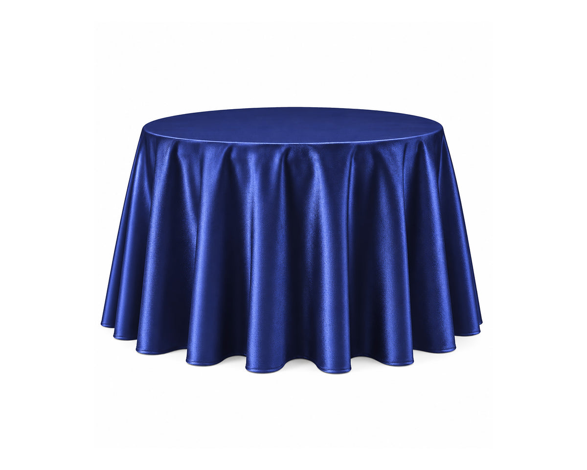 Tablecloth 120" Round Royal Blue Majestic
