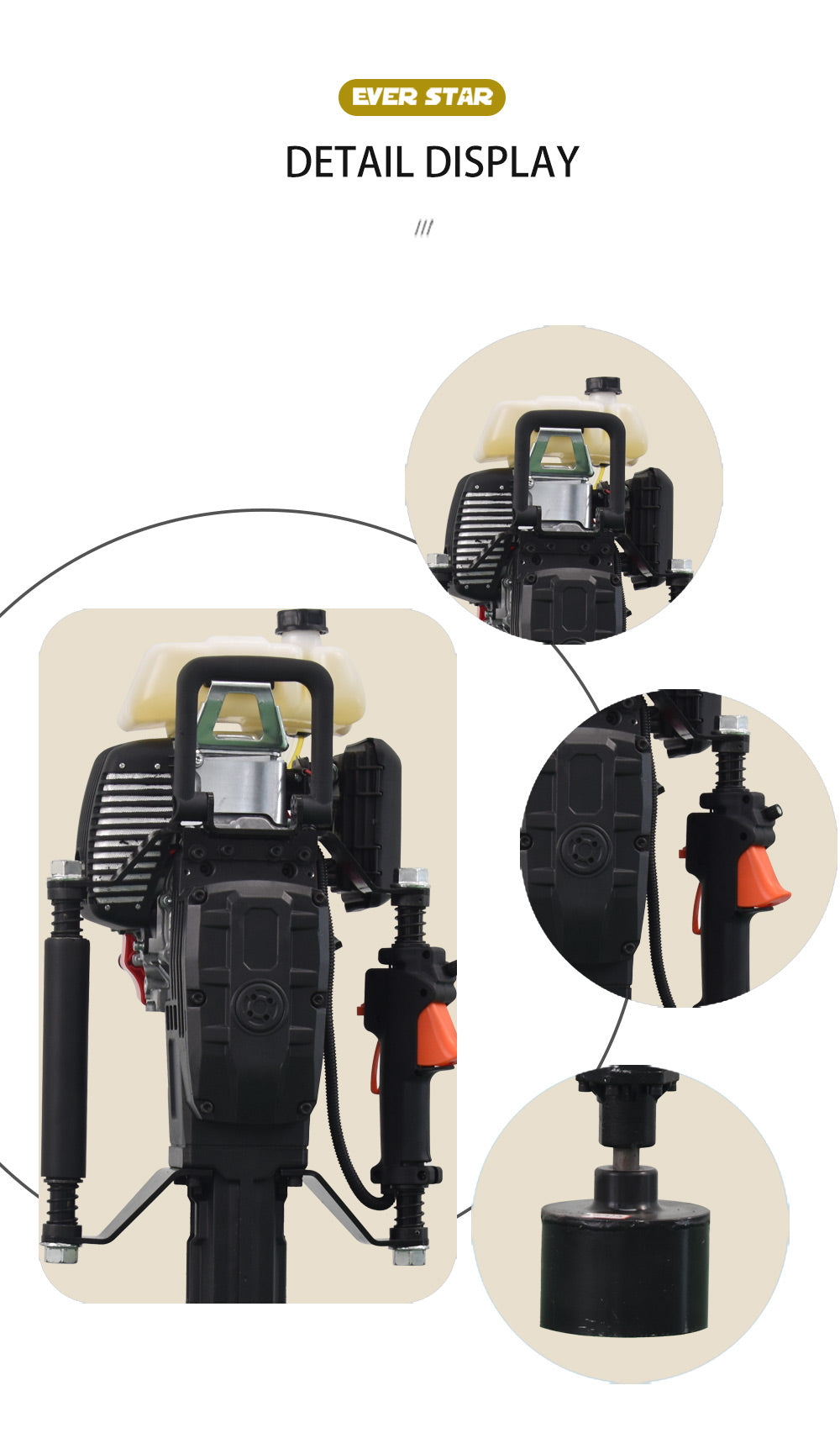 Stakinator Gas Powered Stake Driver Tent Accessory