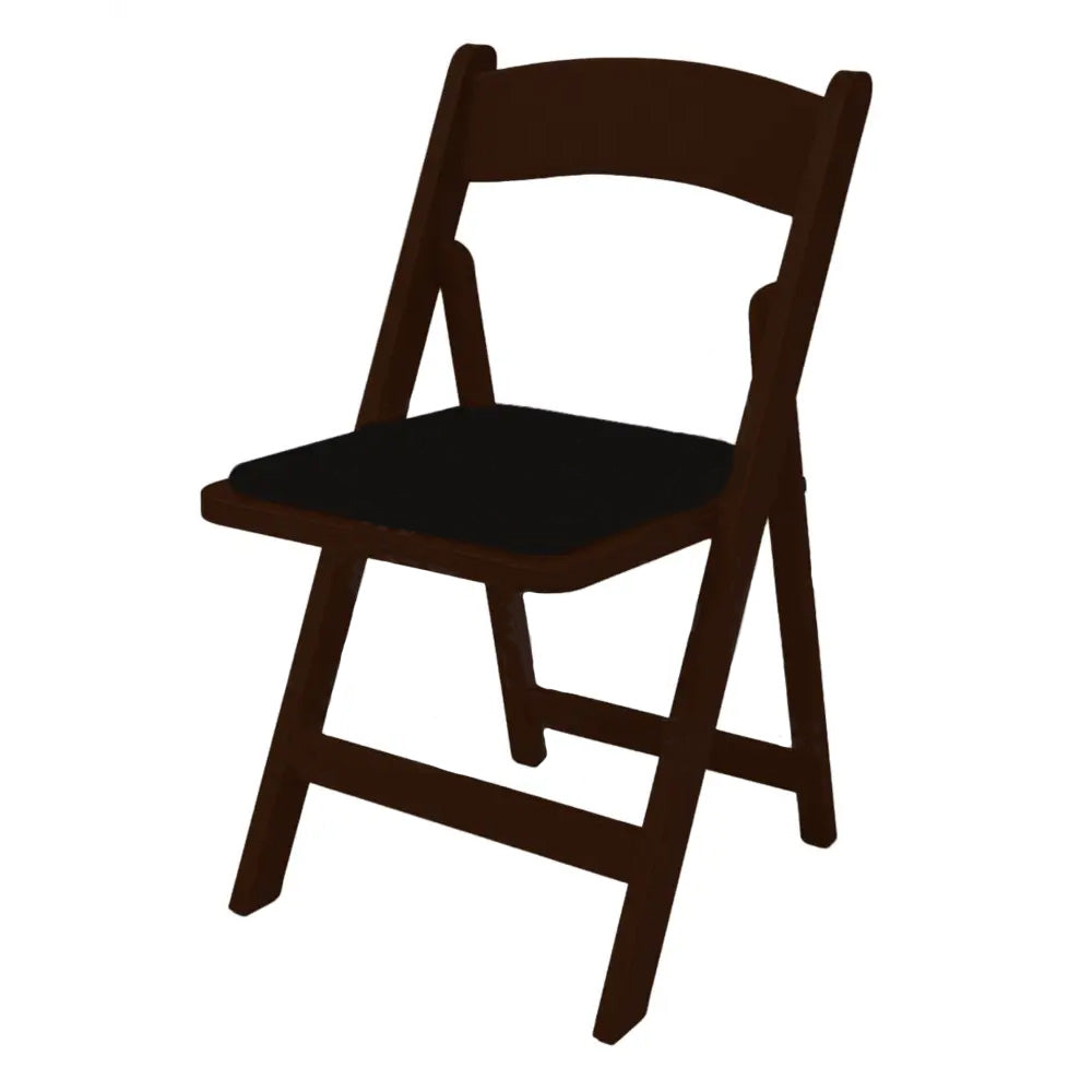 Chair, Mahogany Resin Folding