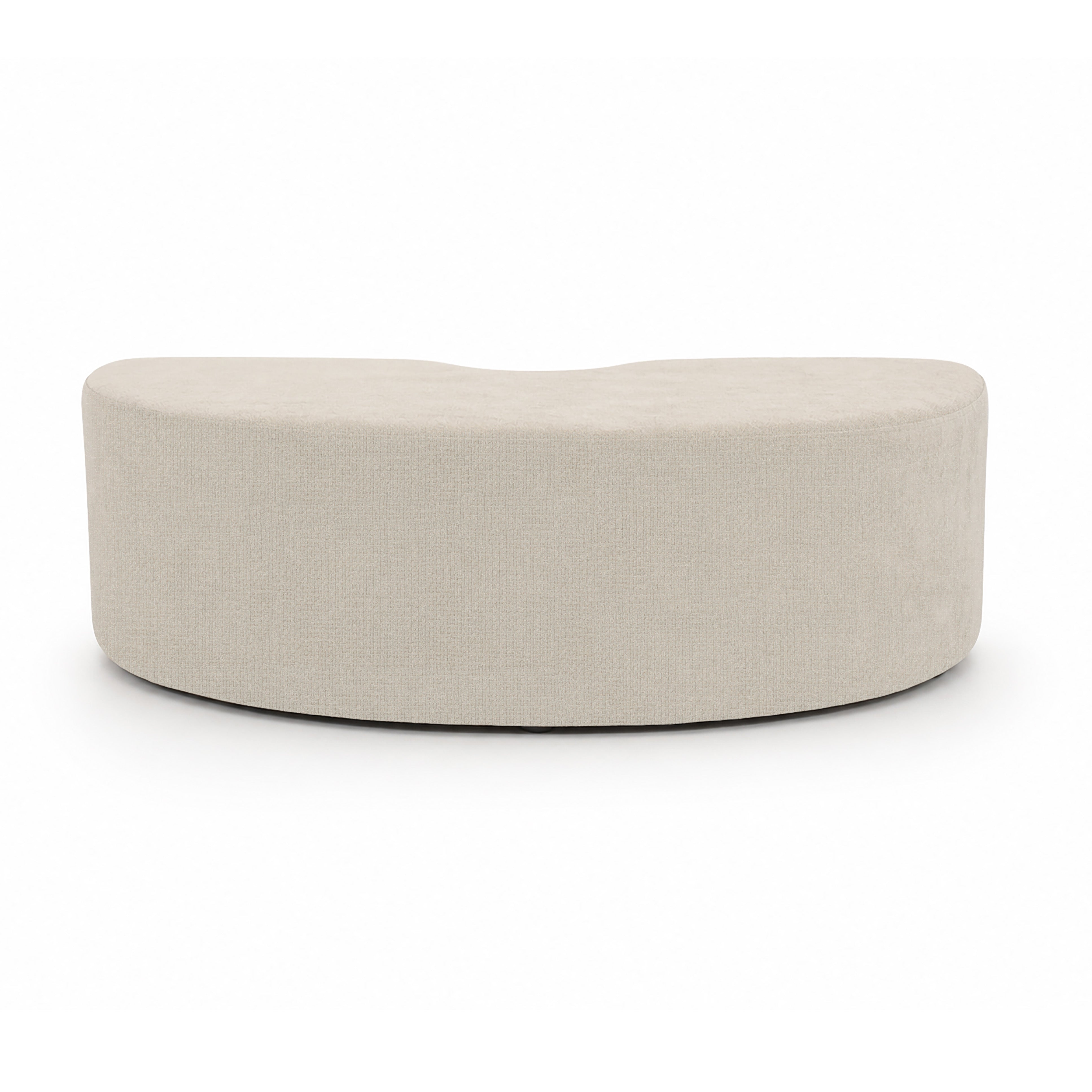 Zetel Outside Corner Ottoman Beige