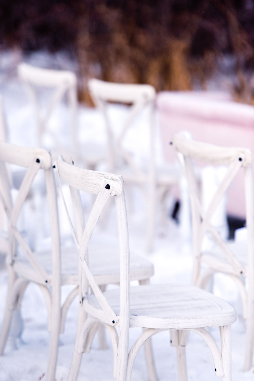 Chair, Crossback Limewash Resin