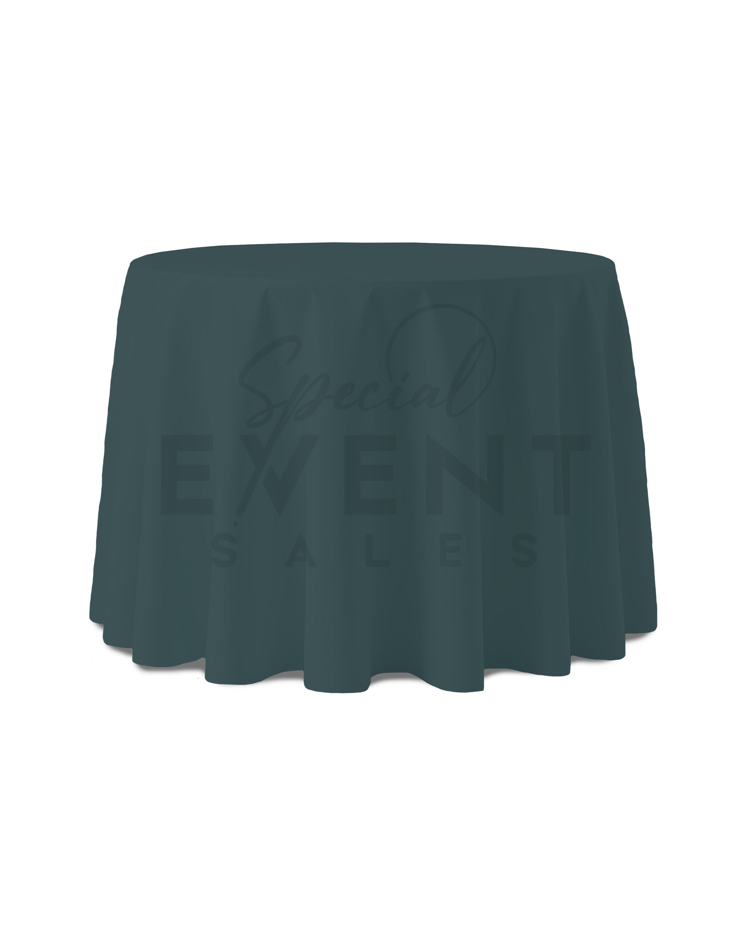 Hunter green 120" tablecloth for special event venues