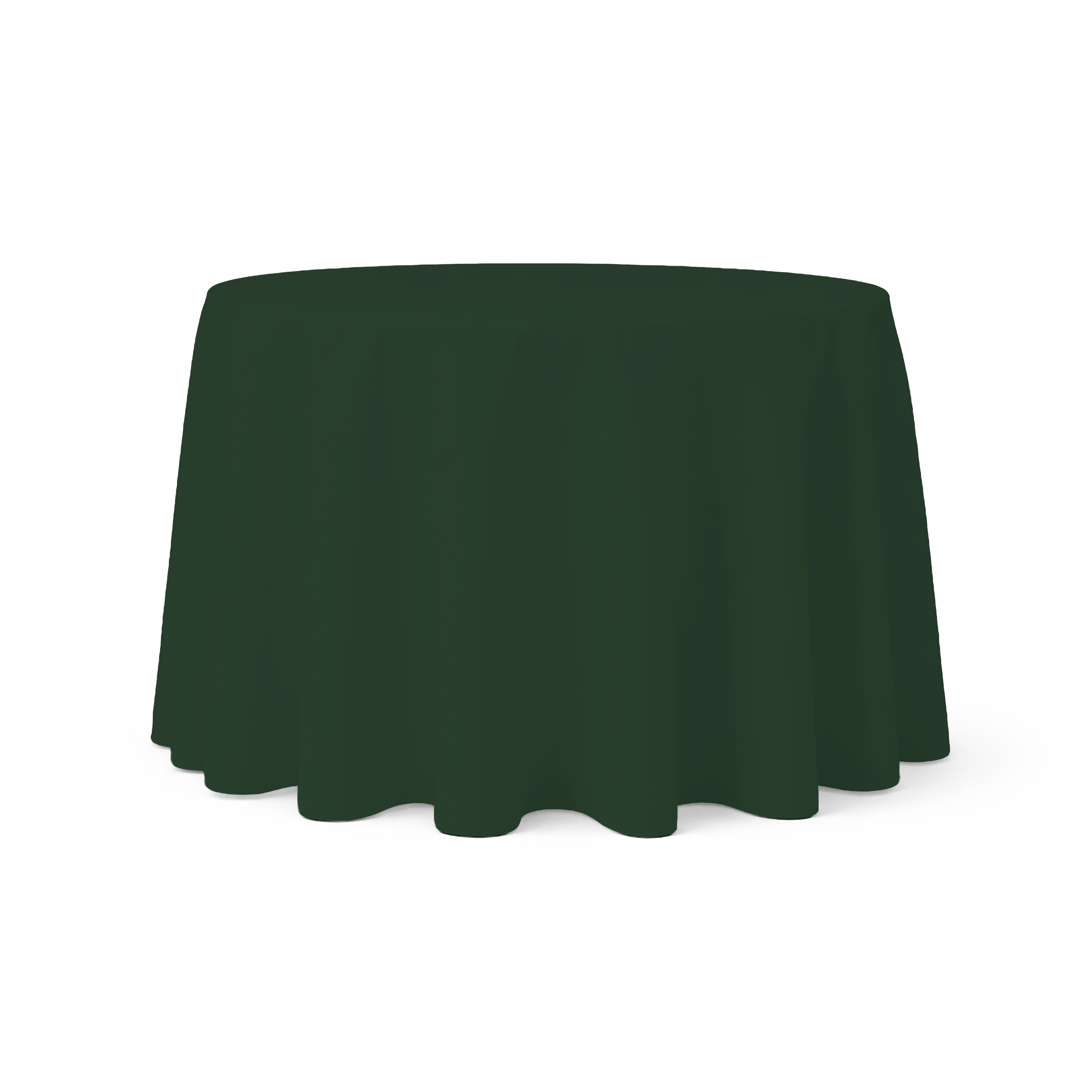 Tablecloth 90" Round Hunter Green Standard