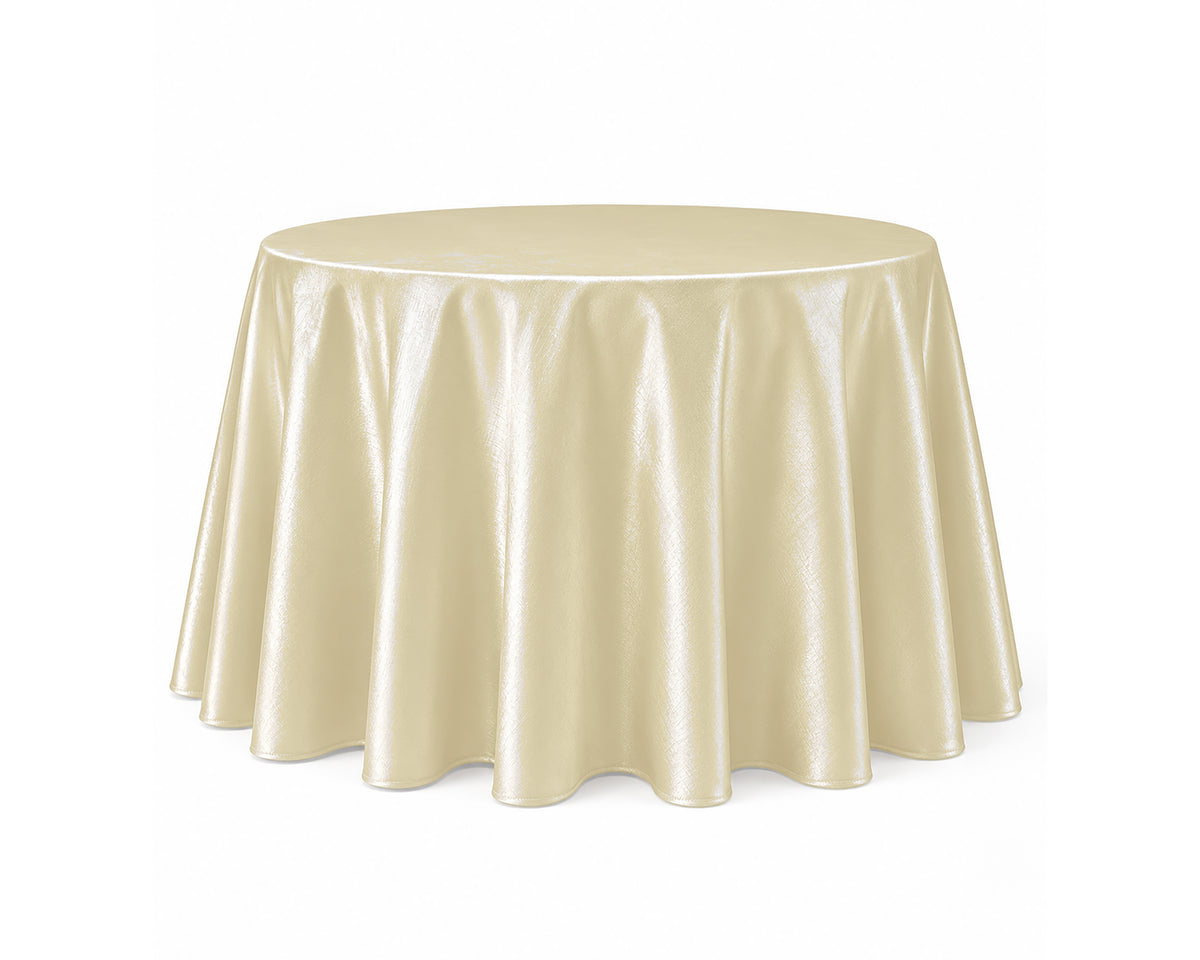 Tablecloth 120" Round Ivory Majestic