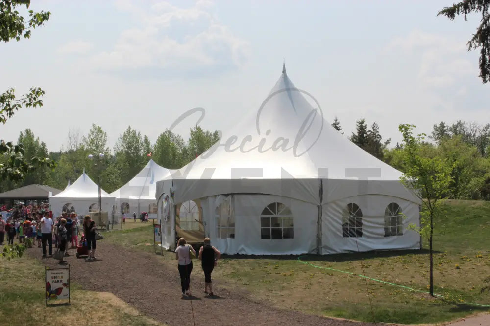 Marquee Tent Hexagon 34’ x 40’ Tents - Marquee Deluxe