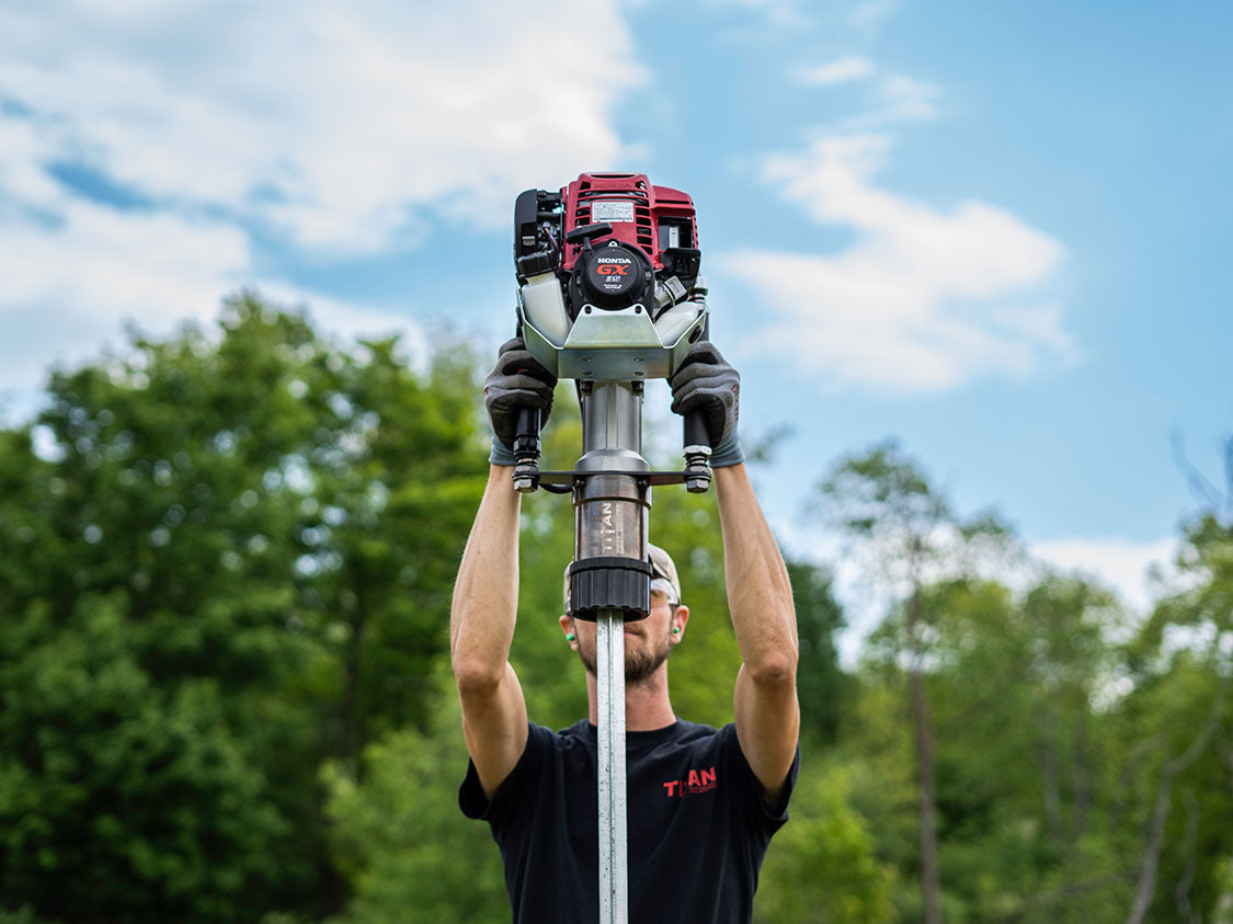 Titan Post Driver Honda Powered PGD1032H Tents - Titan Post Drivers