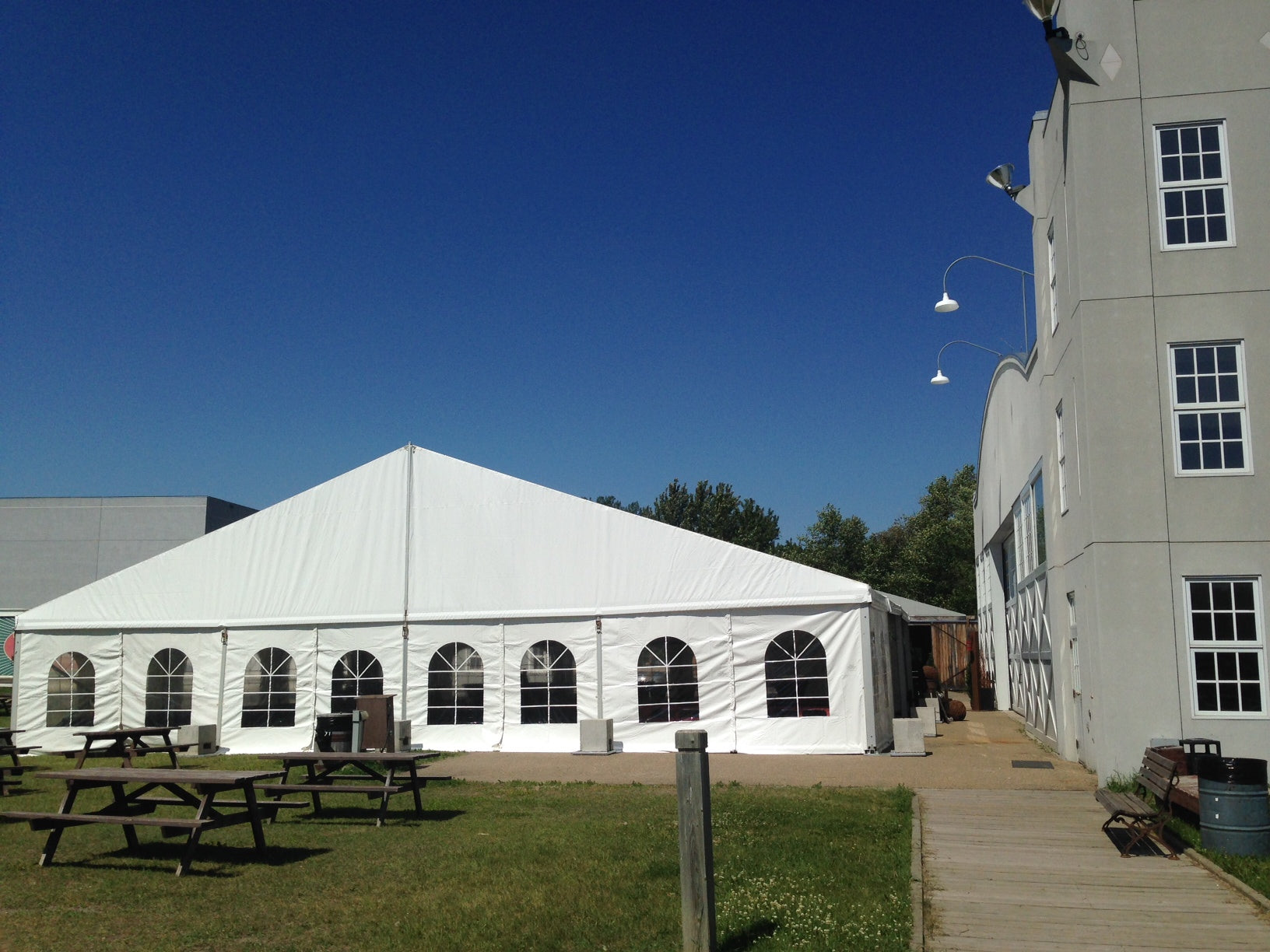 Clearspan Tent 18M X 15M French Window Tents - Clearspan