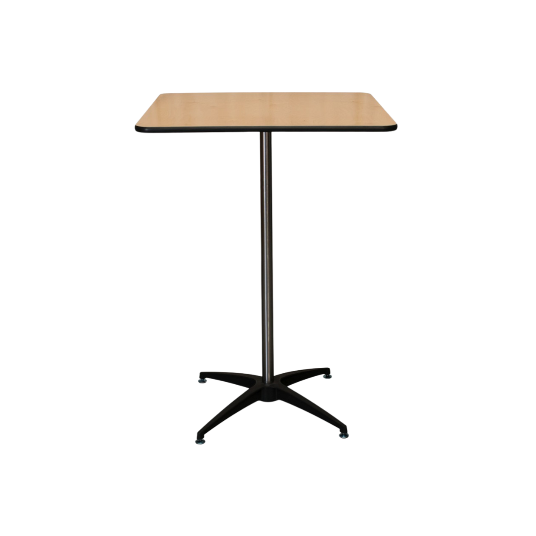 Event cocktail tables from plywood.