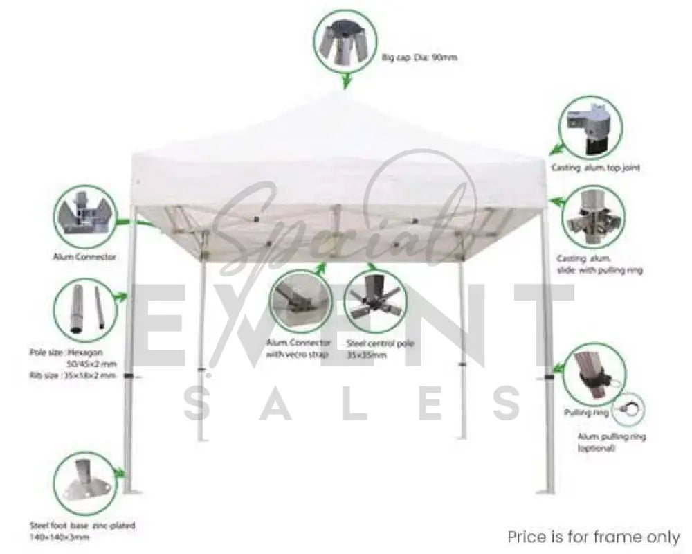 Pop up Frame, SES 10' x 10' Hd Aluminum - Special Event Sales