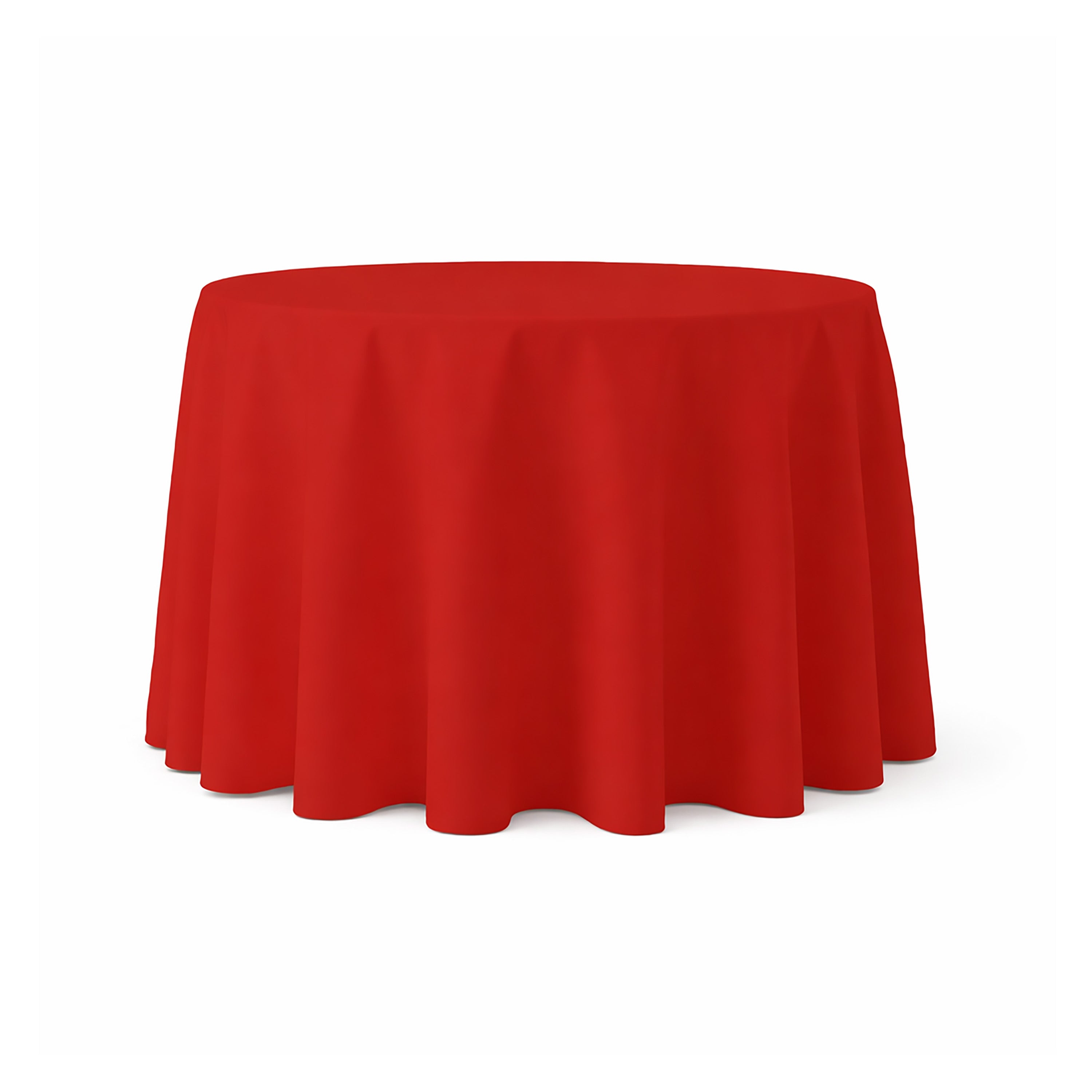 Tablecloth 120" Round Red Majestic