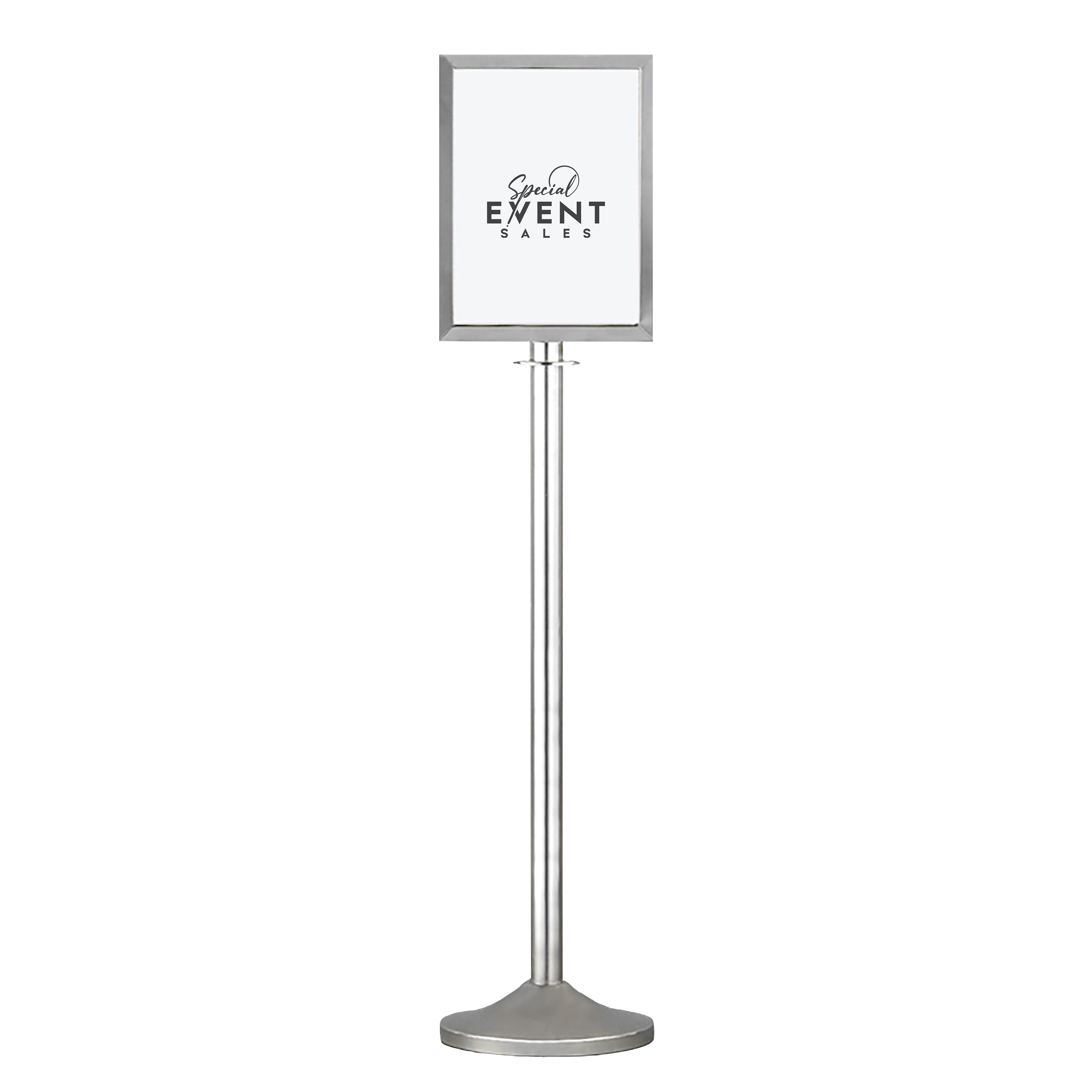 Sign Holder For Rope Stanchion
