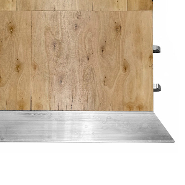 Tag-Loc Aluminum 6" x 48" Right Corner Trim