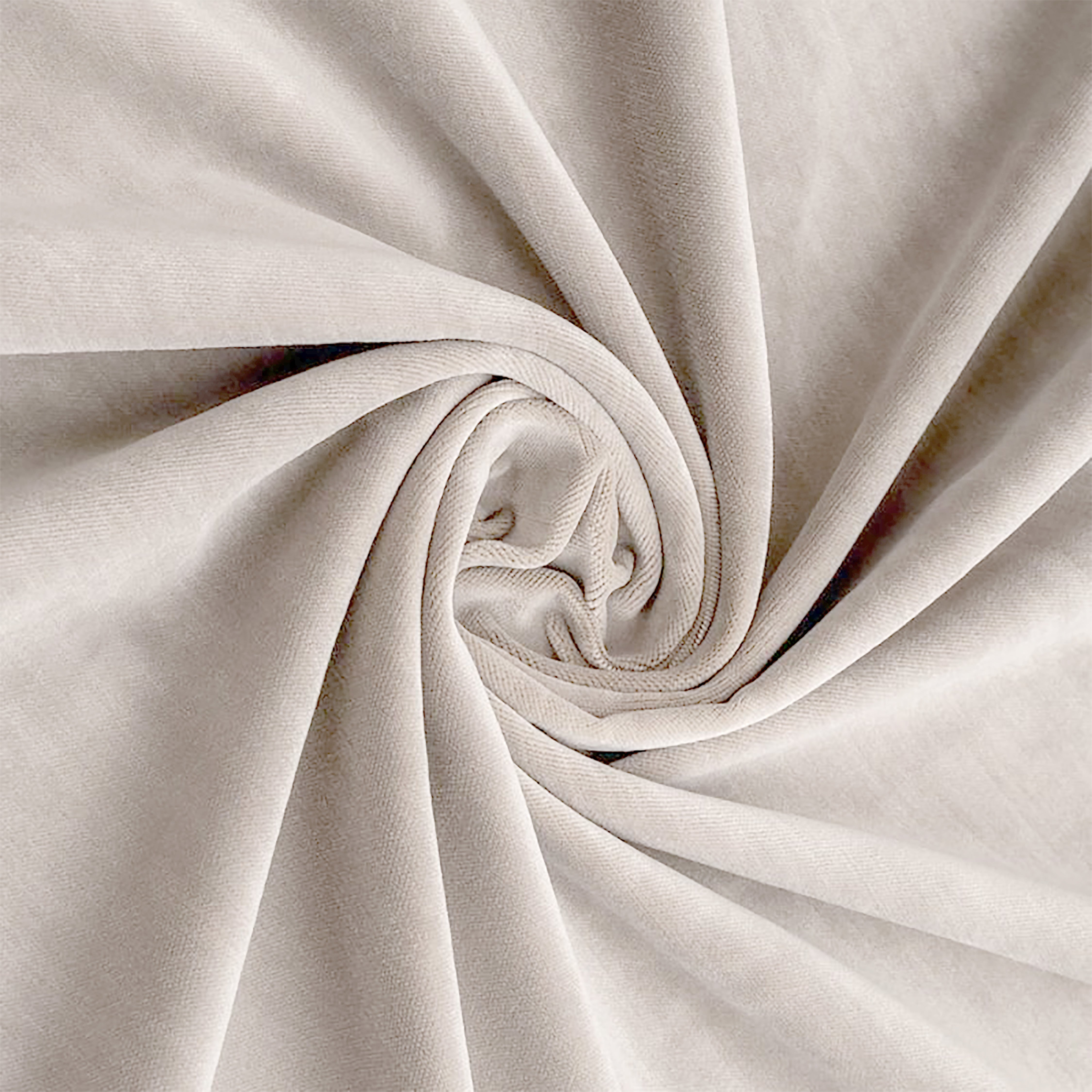 Xander Barrel Sofa, White Velvet