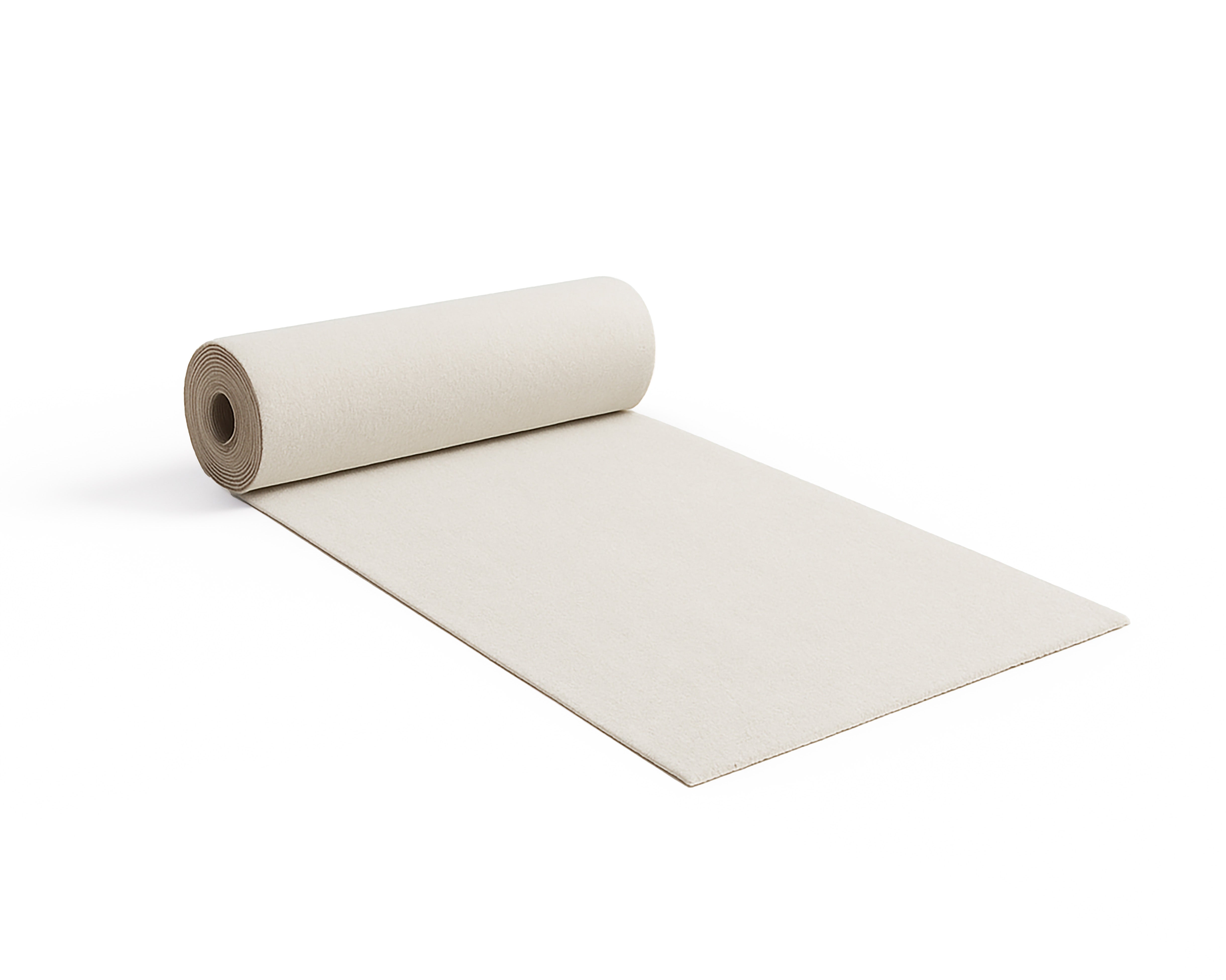 Carpet, White 6' x 25'