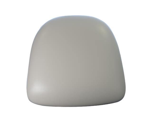 White Pearlescent Chair Pad Vinyl - Special Event Sales