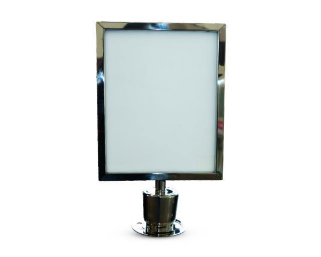 Sign Holder For Rope Stanchion - Special Event Sales