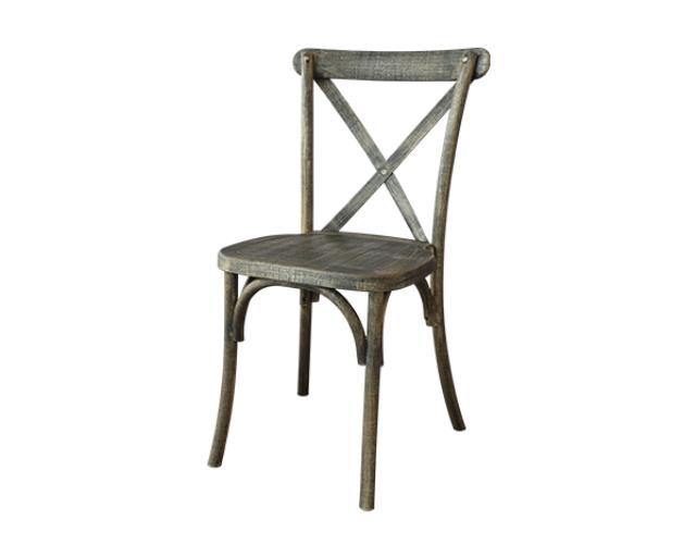 Chair, Crossback Burnt Gold Resin - Special Event Sales