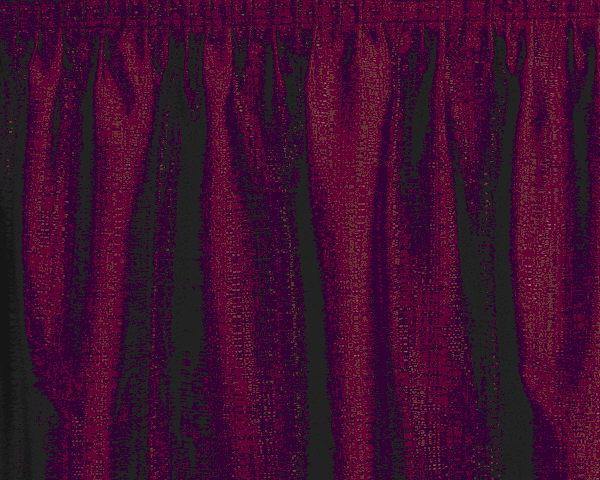 Tableskirt, Banjo 14' Burgundy Shirred - Special Event Sales