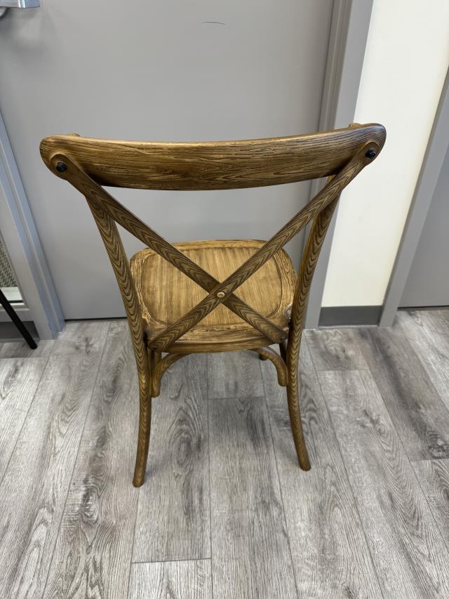 Chair, Crossback Oak Resin Textured
