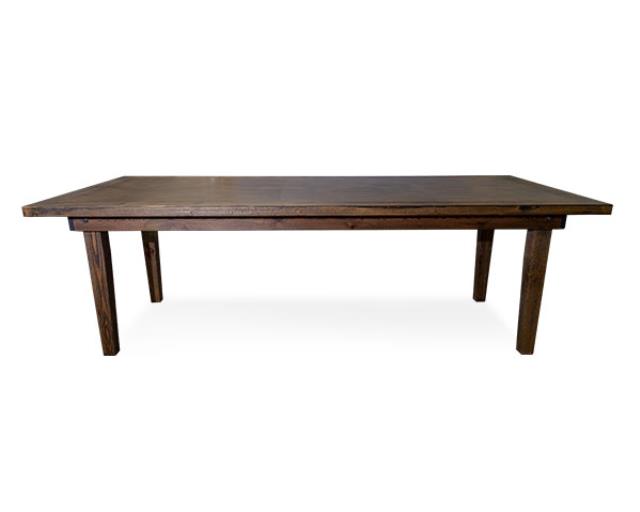 Table, 40" x 96" Farm Style Straight Leg Antique