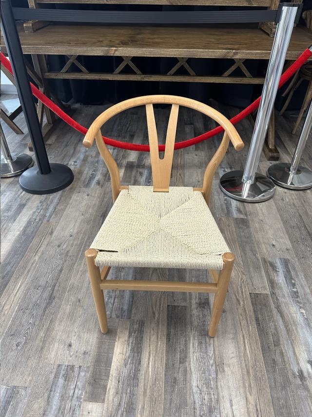 Chair, Wishbone Natural Assembled - Special Event Sales