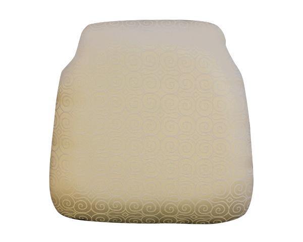 Ivory Swirl Chair Pad - Special Event Sales