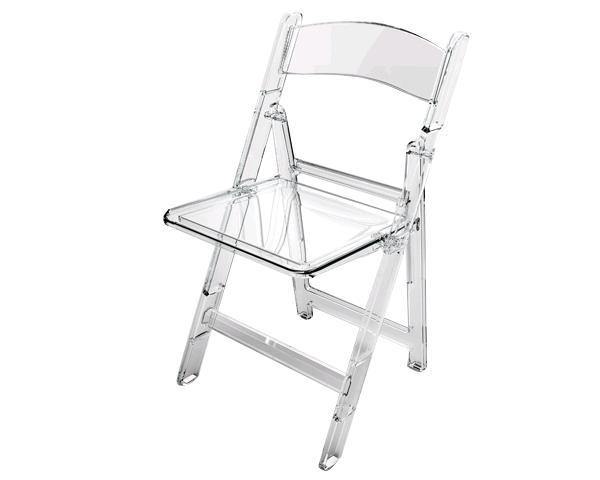 Clear folding online chairs