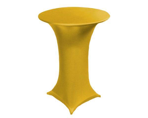 Spandex Cover 42" Tall X 30" Diameter Gold - Special Event Sales