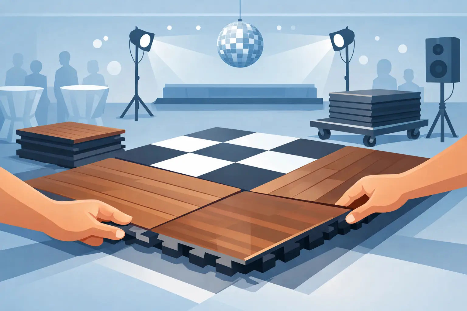 Choosing a Portable Dance Floor for Events