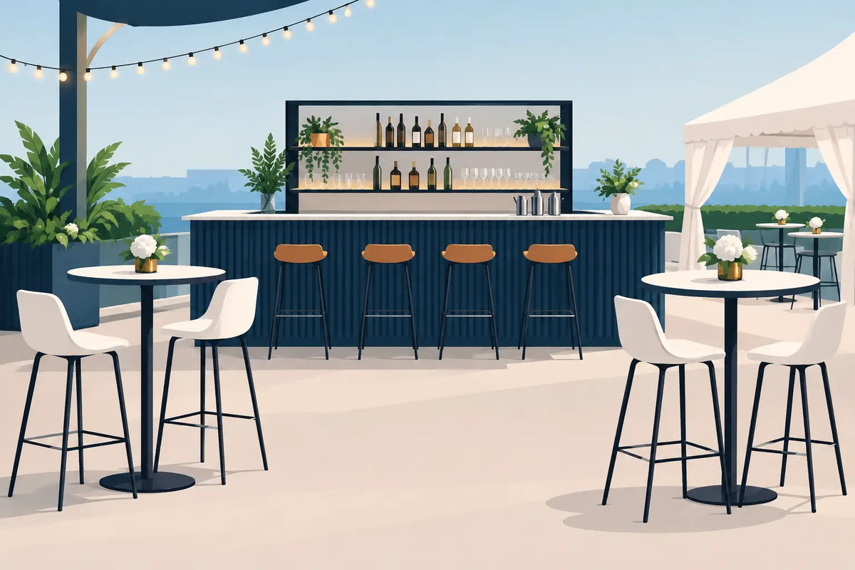 Commercial Bar Furniture Guide for Event Pros