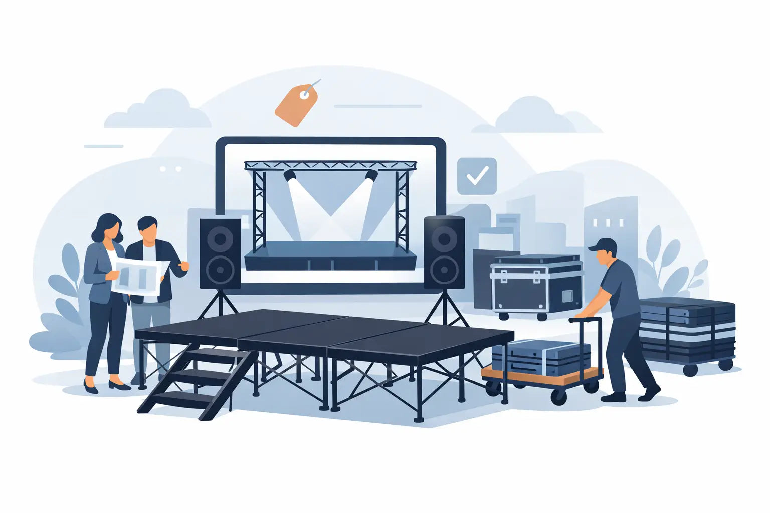 Buying Portable Staging Systems for Sale