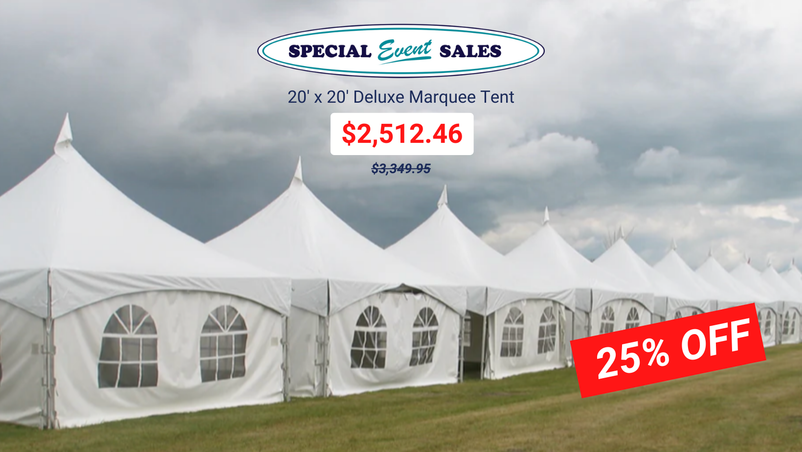 Tent Sale - 1 Week Reminder