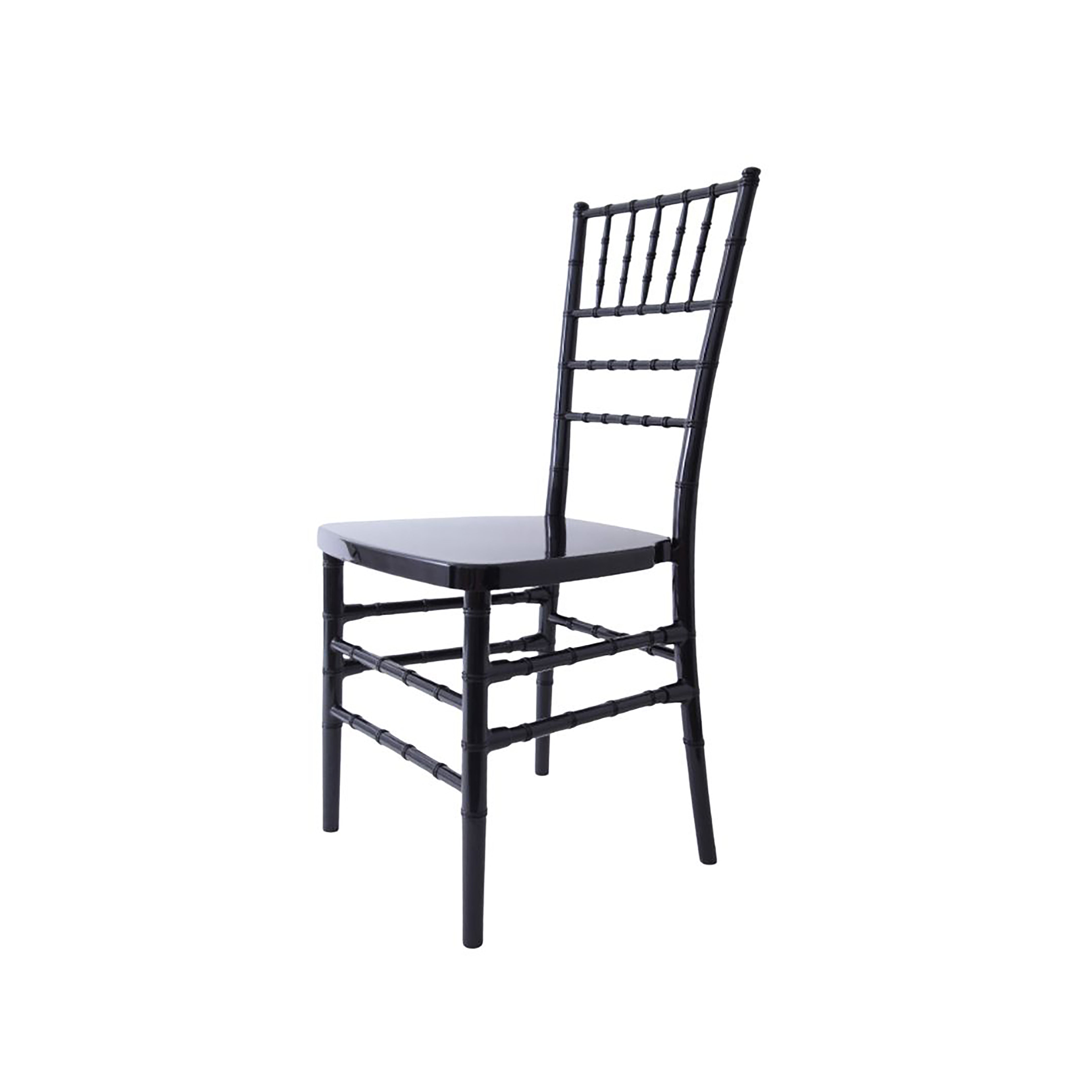 Chair, Chiavari Black Resin