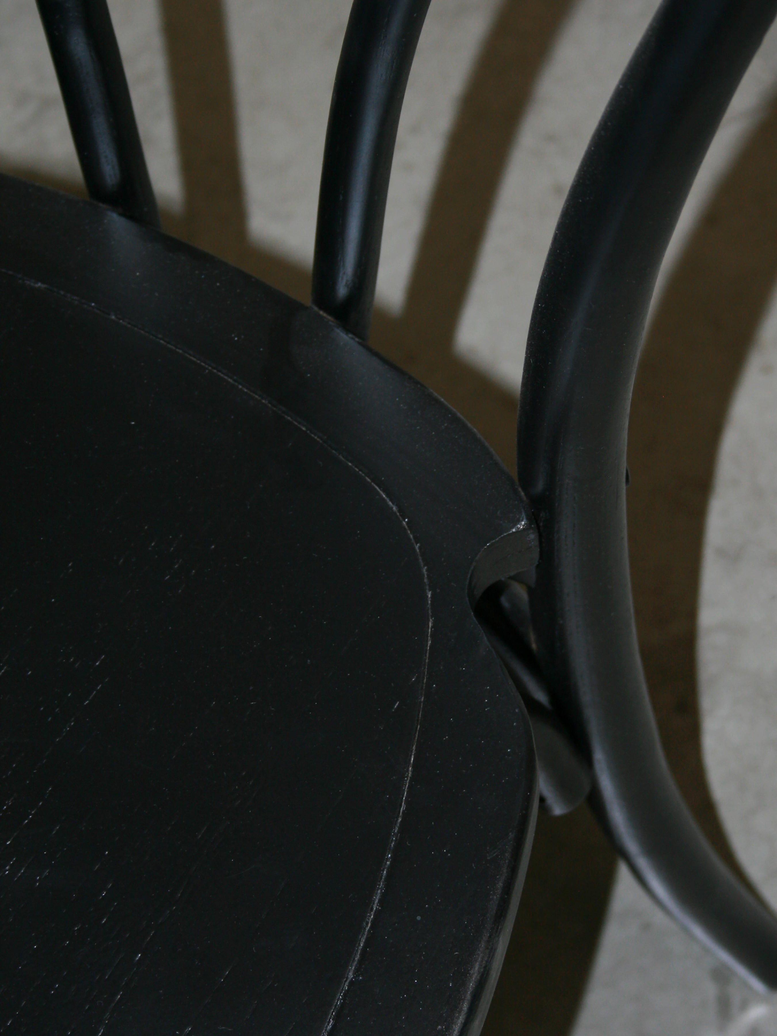 Chair, Bentwood Black Assembled