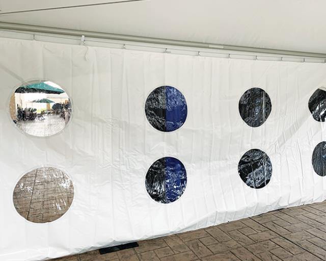 Wall, 8' x 20' Port Hole Rod Tensioned - Special Event Sales