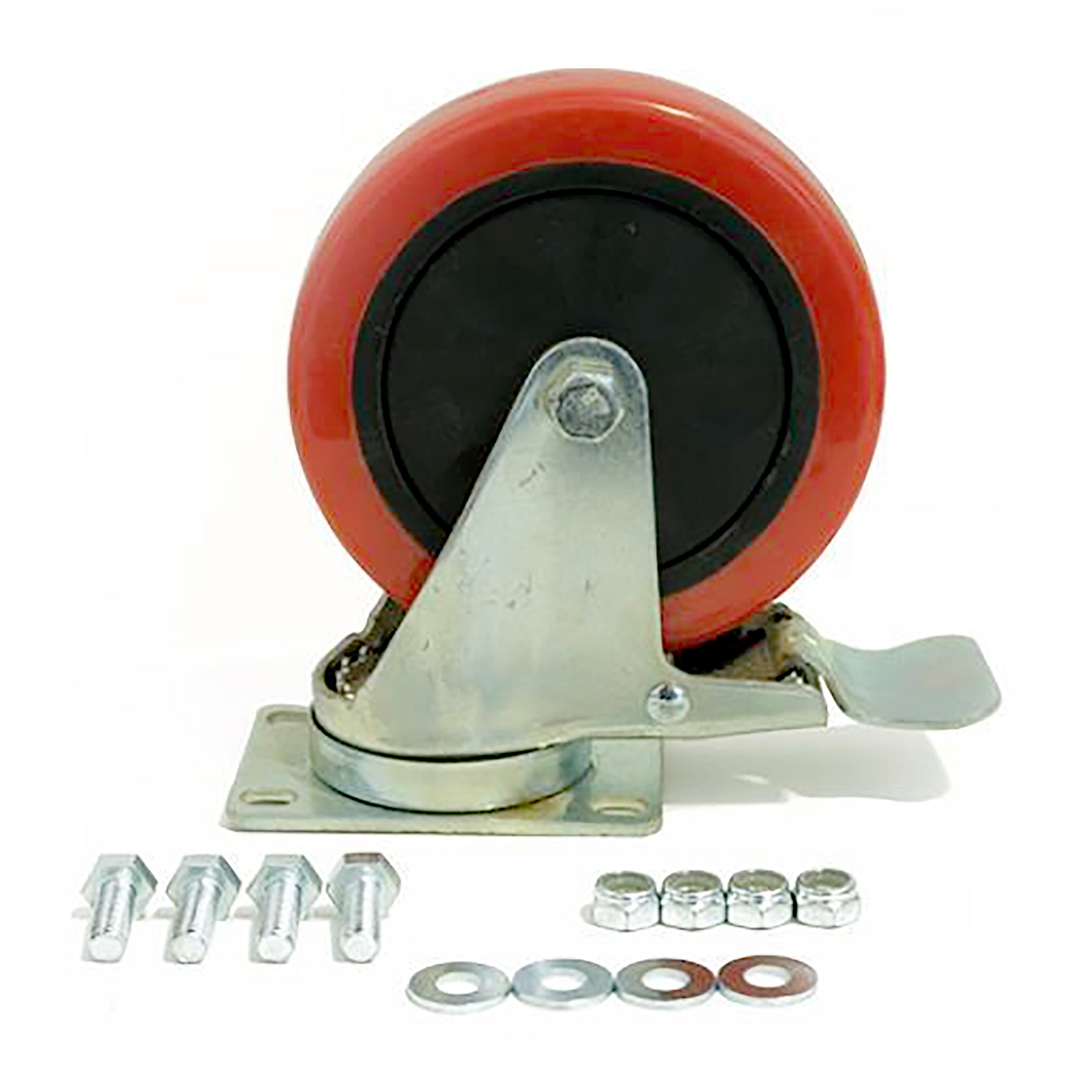 Caster 5" Swivel Locking For Chair Cart Cap 50