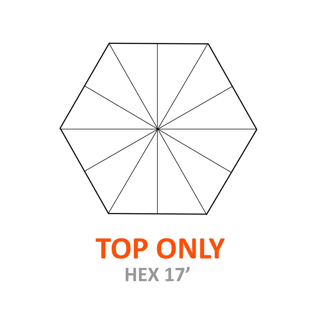 TOP, MARQUEE HEX 17'